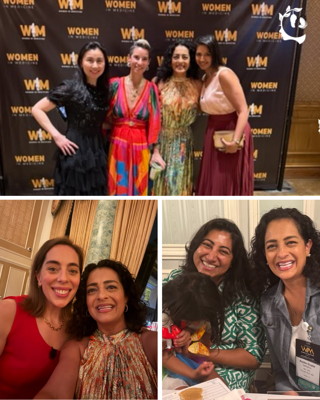 Women physicians at the Women in Medicine Summit, including Arpita DePalma, MD at her exhibitor table