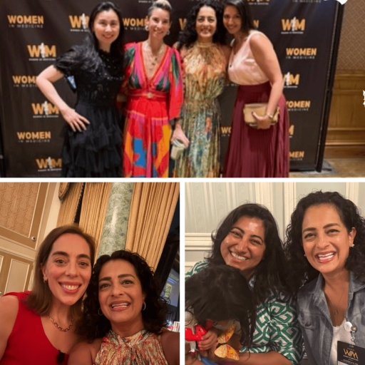Women physicians at the Women in Medicine Summit, including Arpita DePalma, MD at her exhibitor table